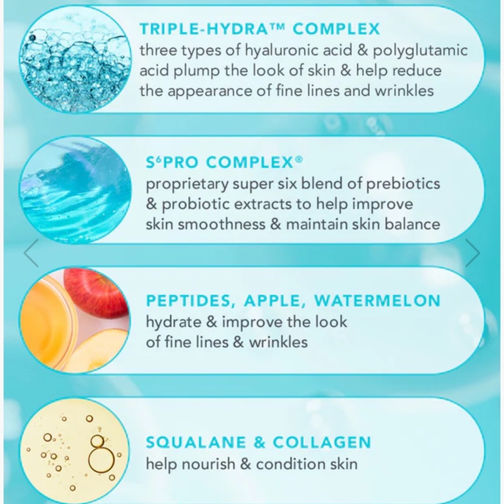 TULA SKINCARE
24-7 ultra hydration
Triple-Hydra Complex day & night serum, NEW - Picture 15 of 16